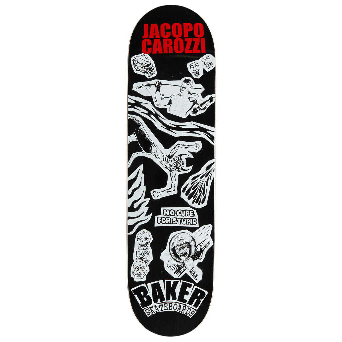 Baker Jacopo Carozzi Divine Evil Skateboard Deck - 8.25