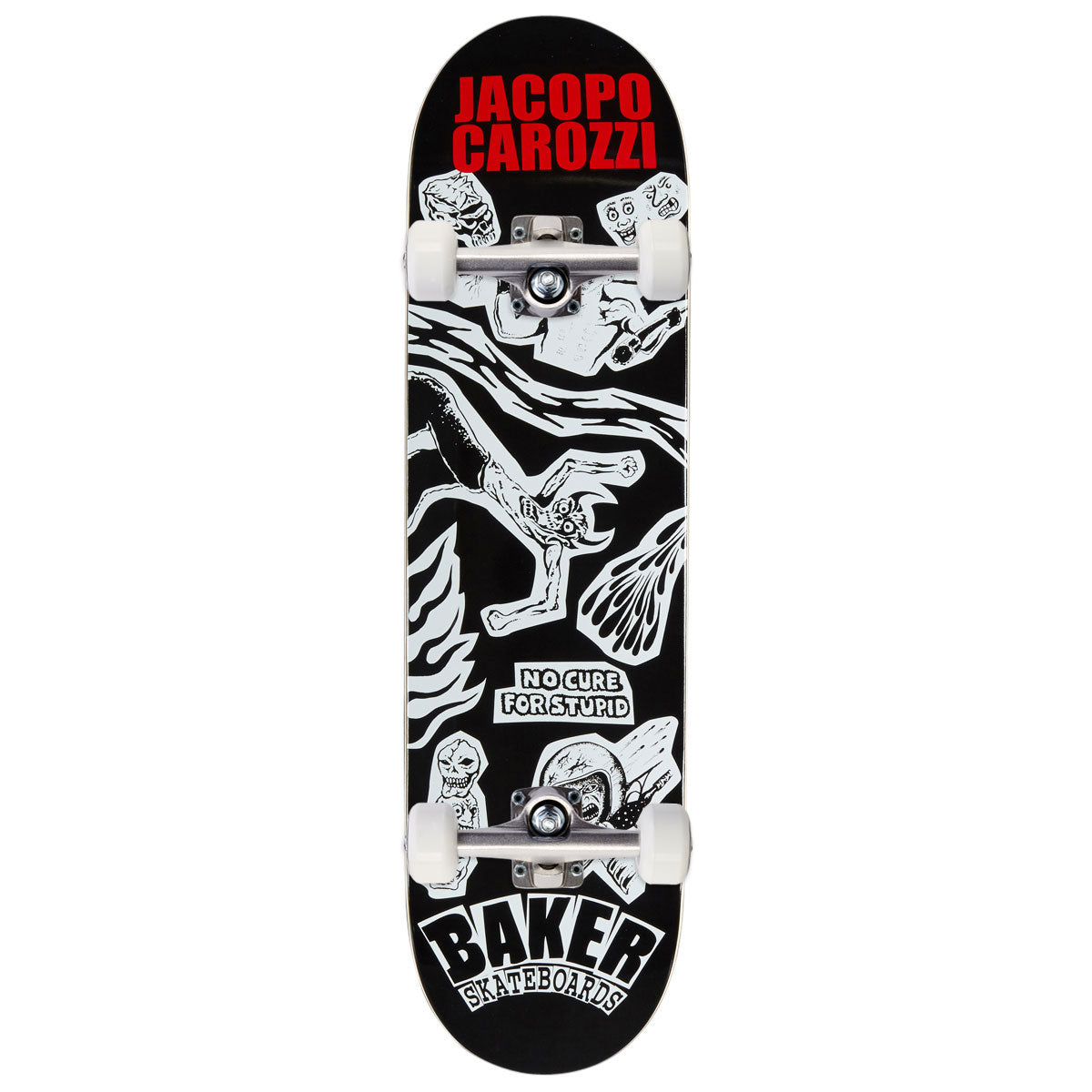 Baker Jacopo Carozzi Divine Evil Skateboard Complete - 8.25