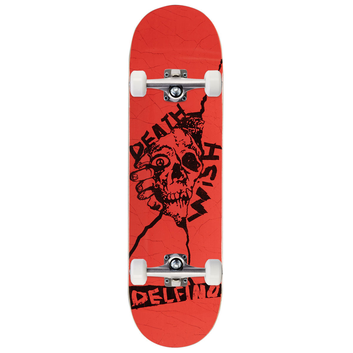 Deathwish Pedro Delfino Rot Skateboard Complete - 8.50