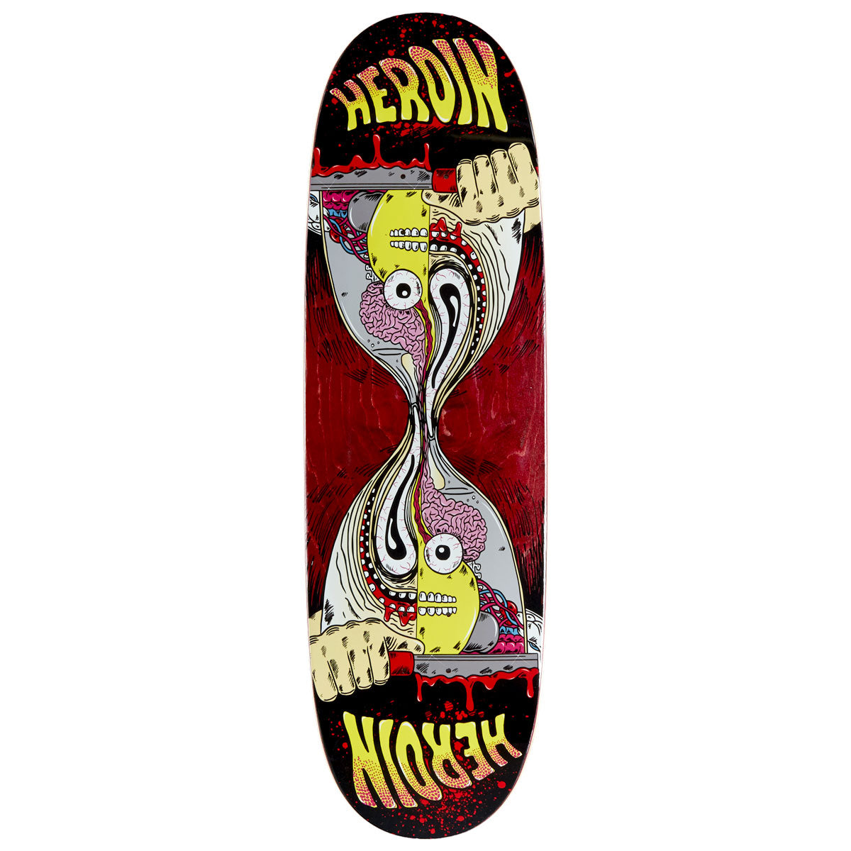 Heroin Merged Anatomy RazorEgg Skateboard Deck - 9.25