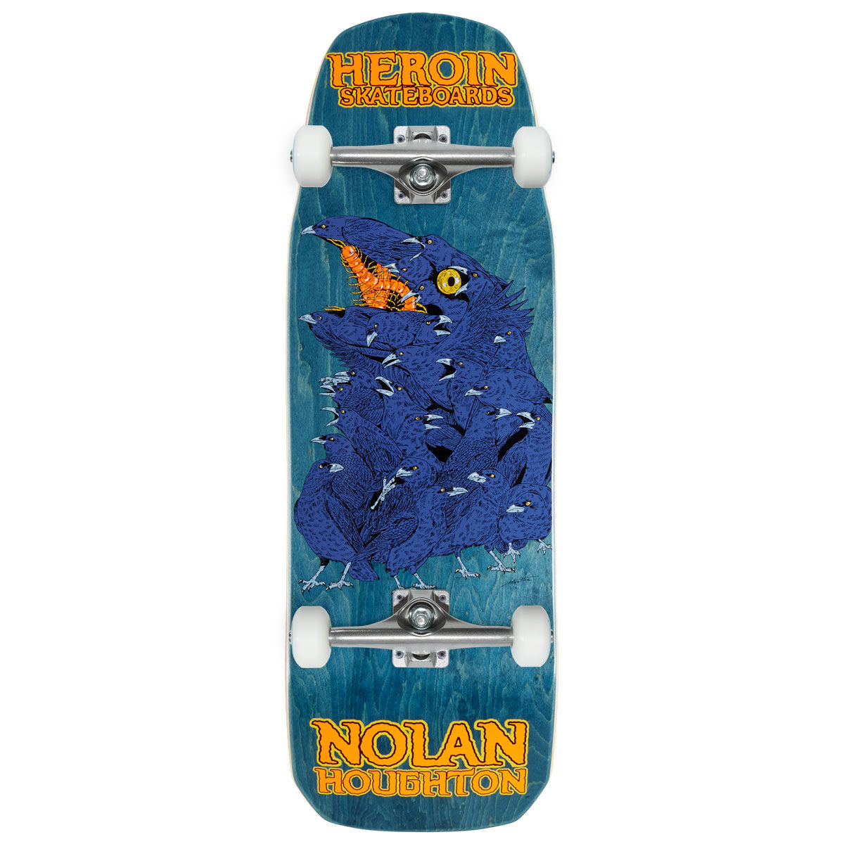 Heroin Nolan Houghton Crow Skateboard Complete - 9.90