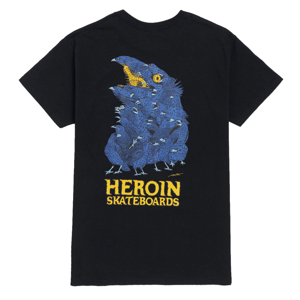 Heroin Crow T-Shirt - Black image 1
