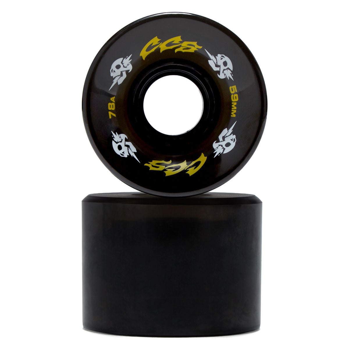 CCS Retro Cruiser 78a Skateboard Wheels - Surf Black - 59mm image 2