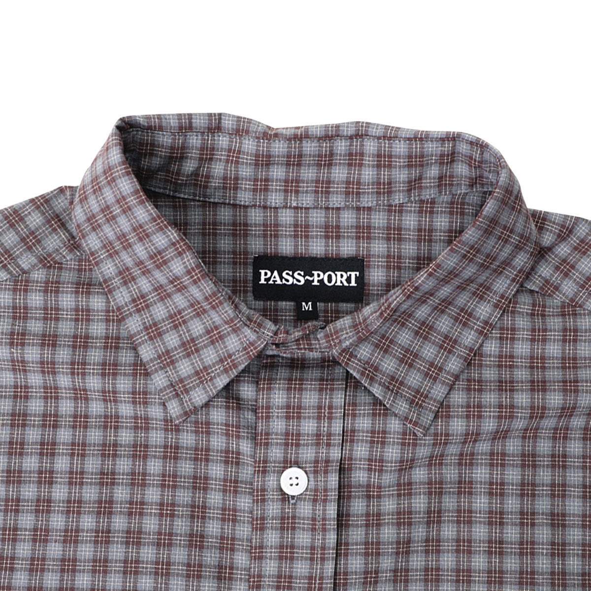 Passport Workers Check Shirt - Sangria image 4