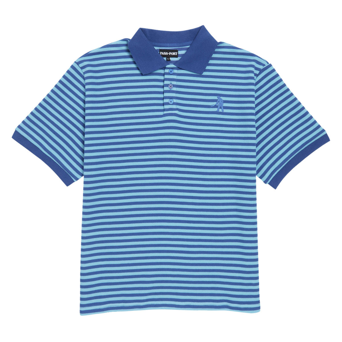 Passport Workers Polo Shirt - Blue image 1