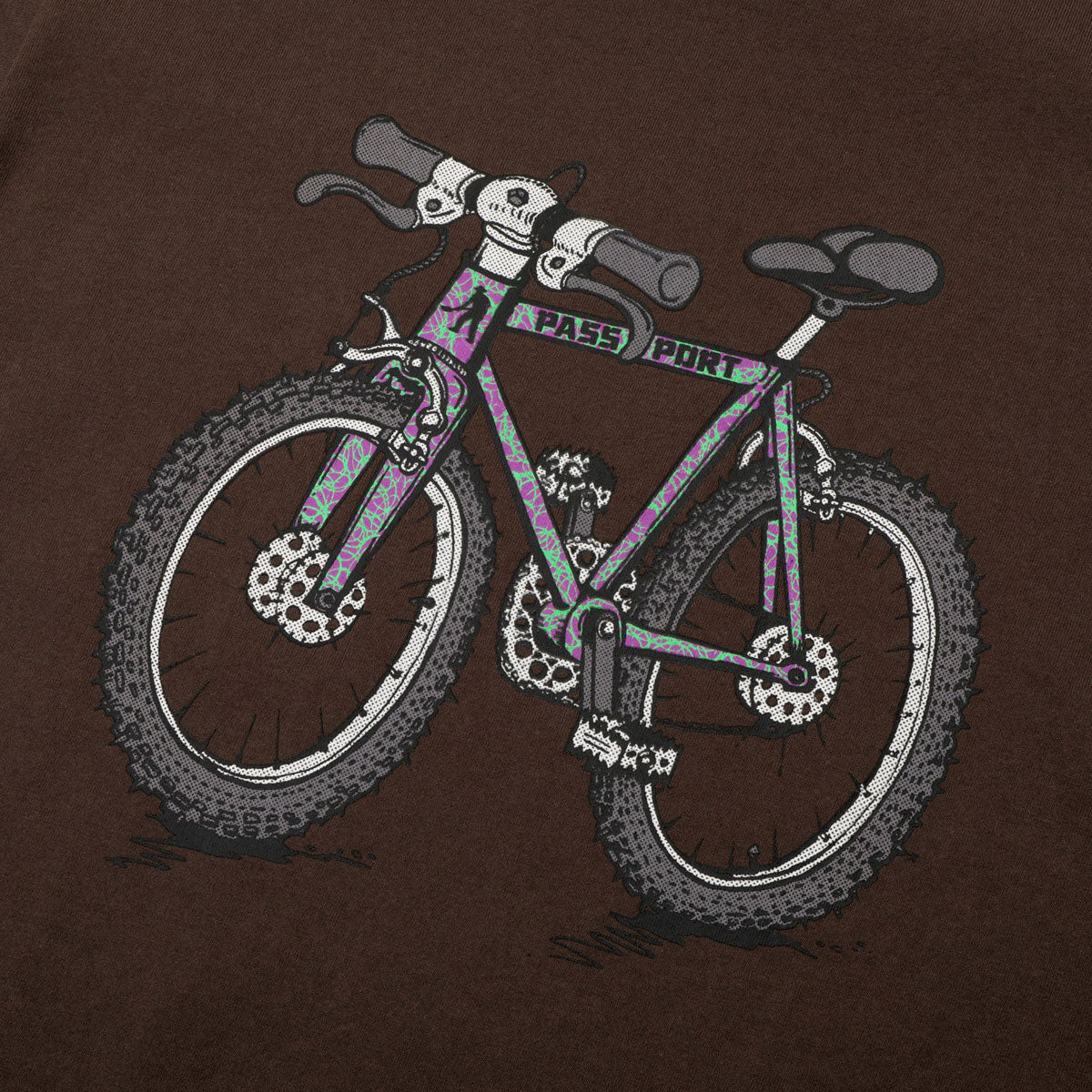 Passport One Speed T-Shirt - Bark image 2