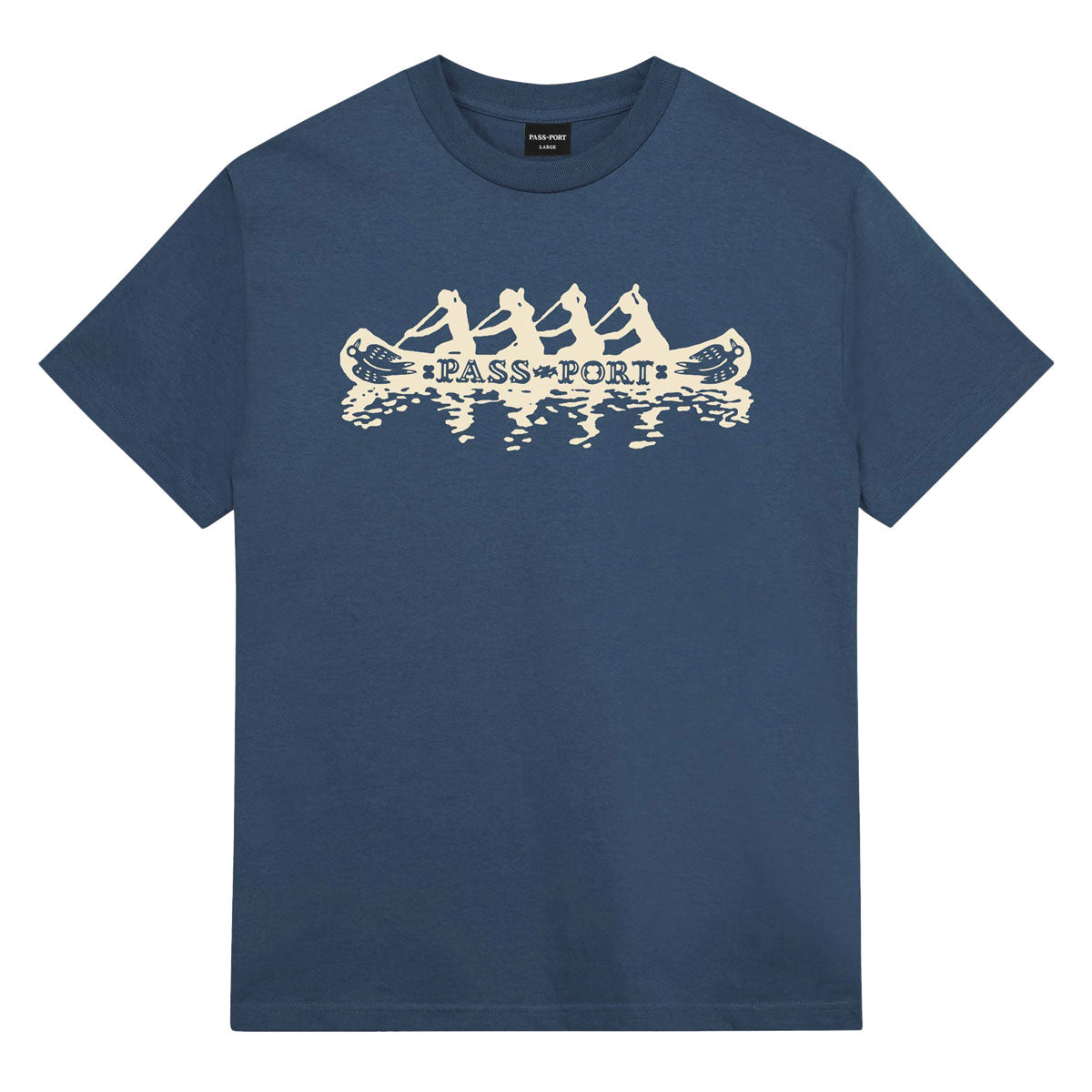 Passport Canoe T-Shirt - Harbour Blue image 1