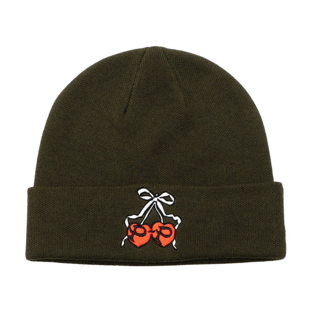 Passport Cherries Beanie Beanie - Khaki image 1