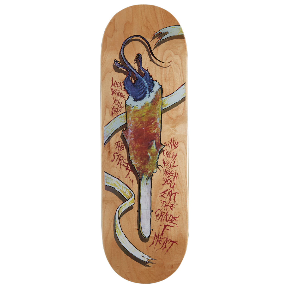 Bacon Corndog Skateboard Deck - 10.00