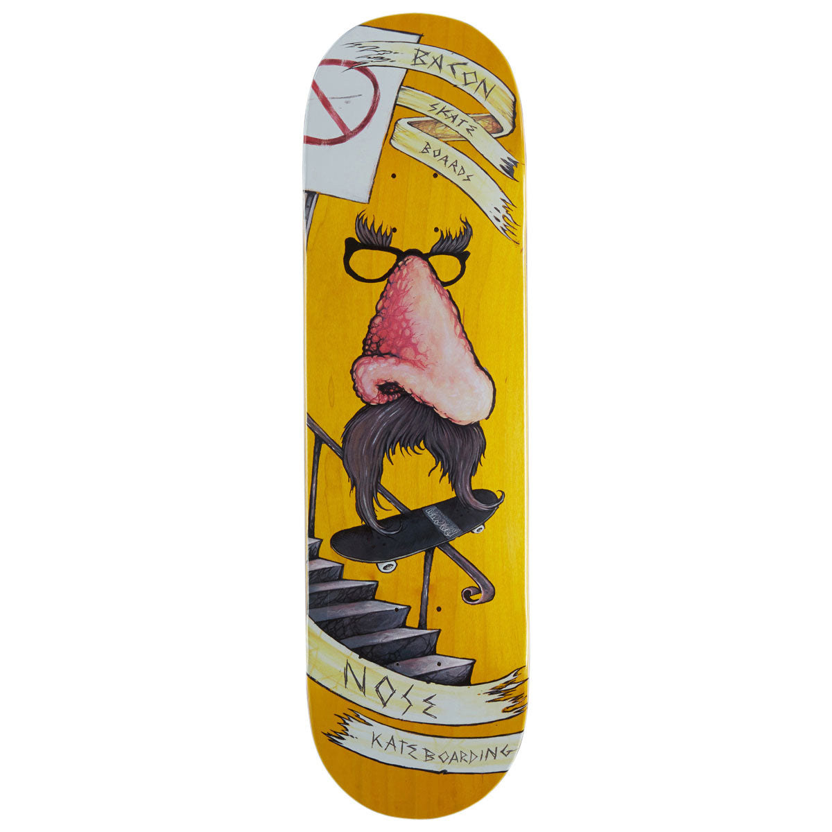 Bacon Nose Kating Skateboard Deck - 8.75