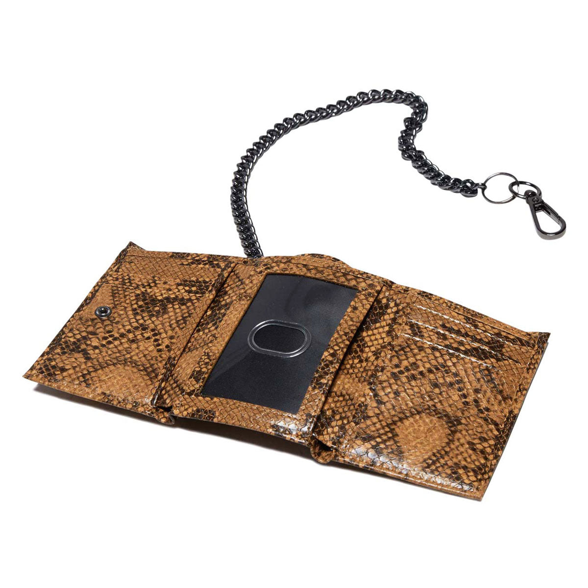 Loosey Snake Skin Chain Gang Wallet - Brown image 2