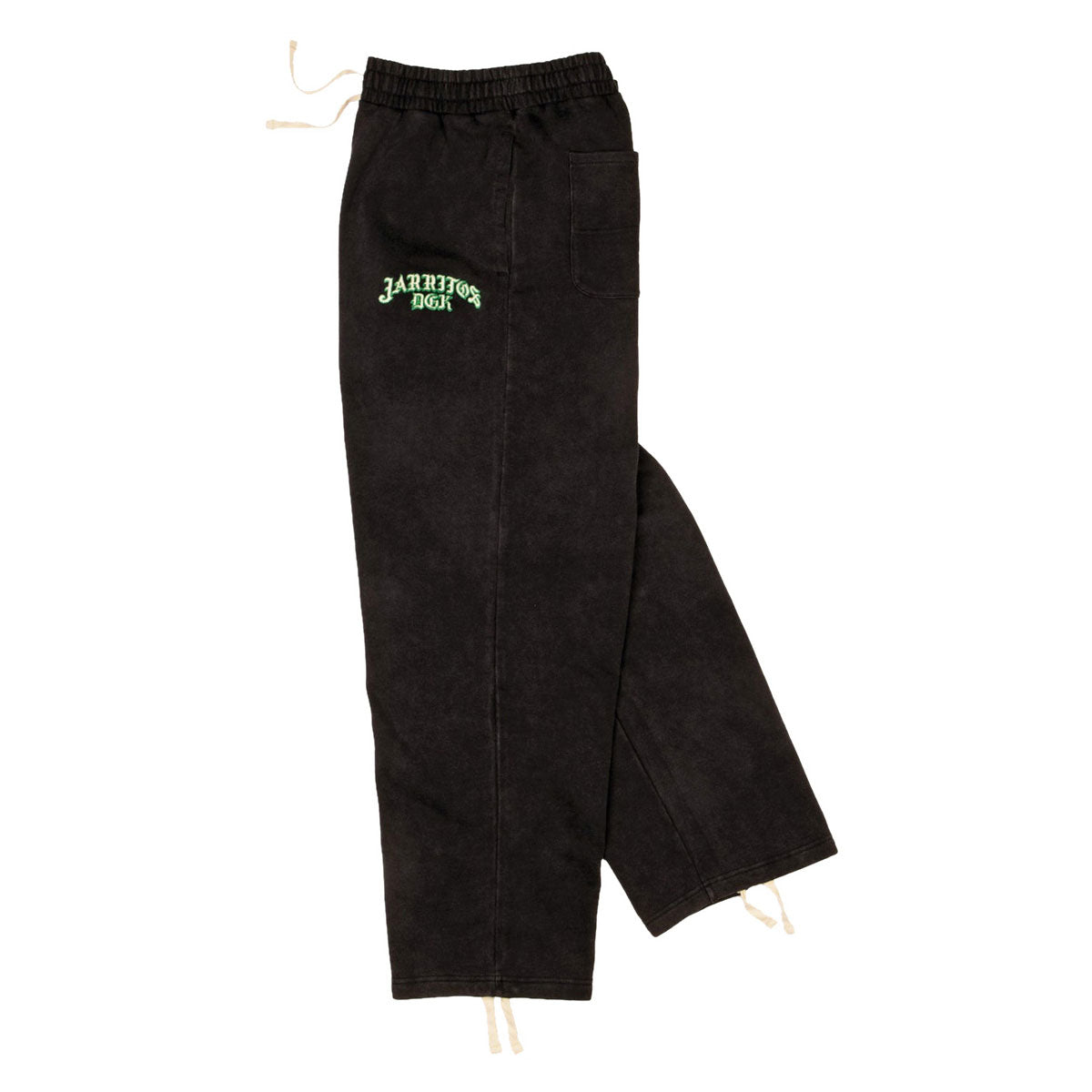 DGK x Jarritos Sabor Fleece Sweatpants - Washed Black image 3
