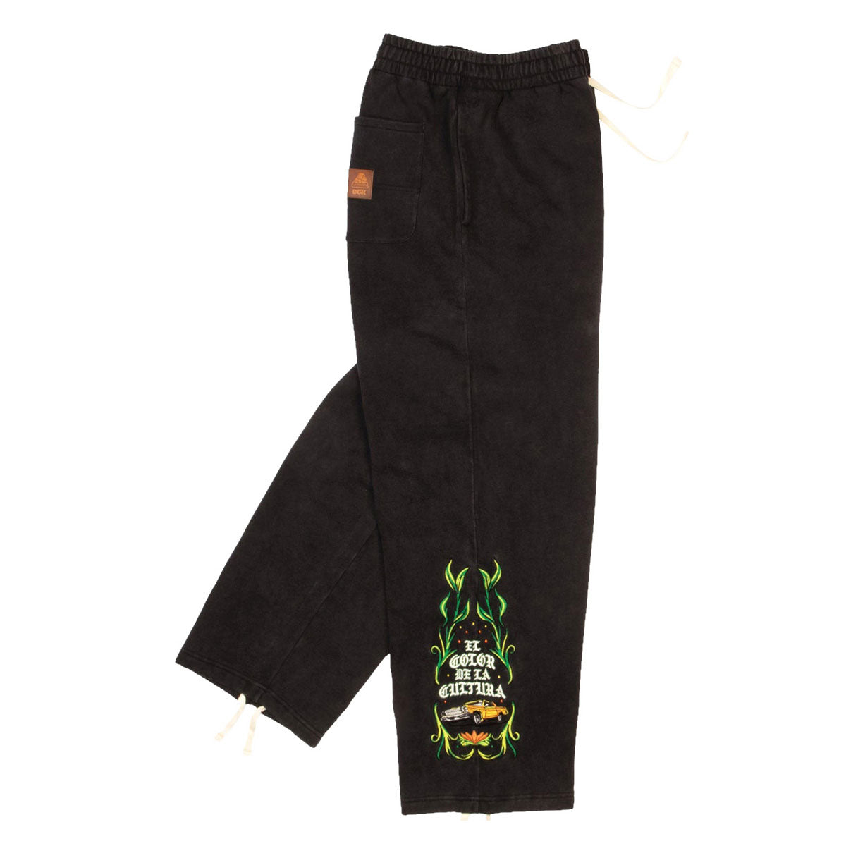 DGK x Jarritos Sabor Fleece Sweatpants - Washed Black image 4