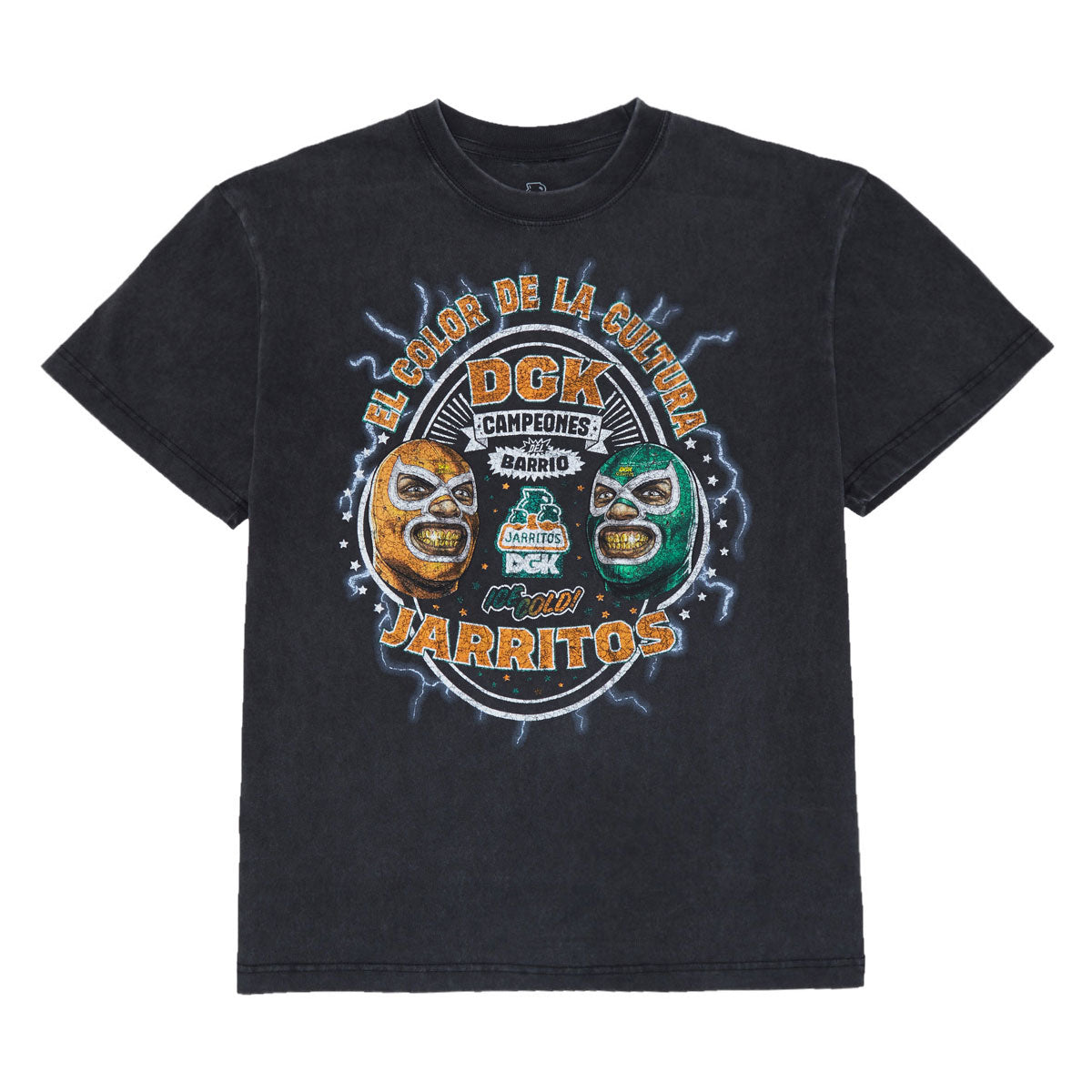 DGK x Jarritos Campeones Boxy T-Shirt - Vintage Black image 1
