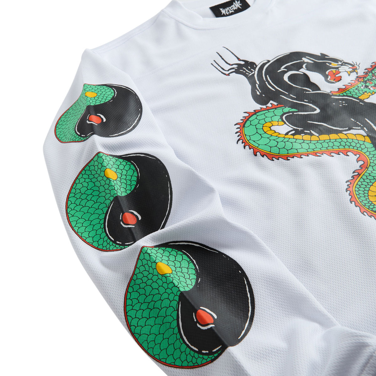 Welcome Opps Long Sleeve Moto Jersey - White image 2