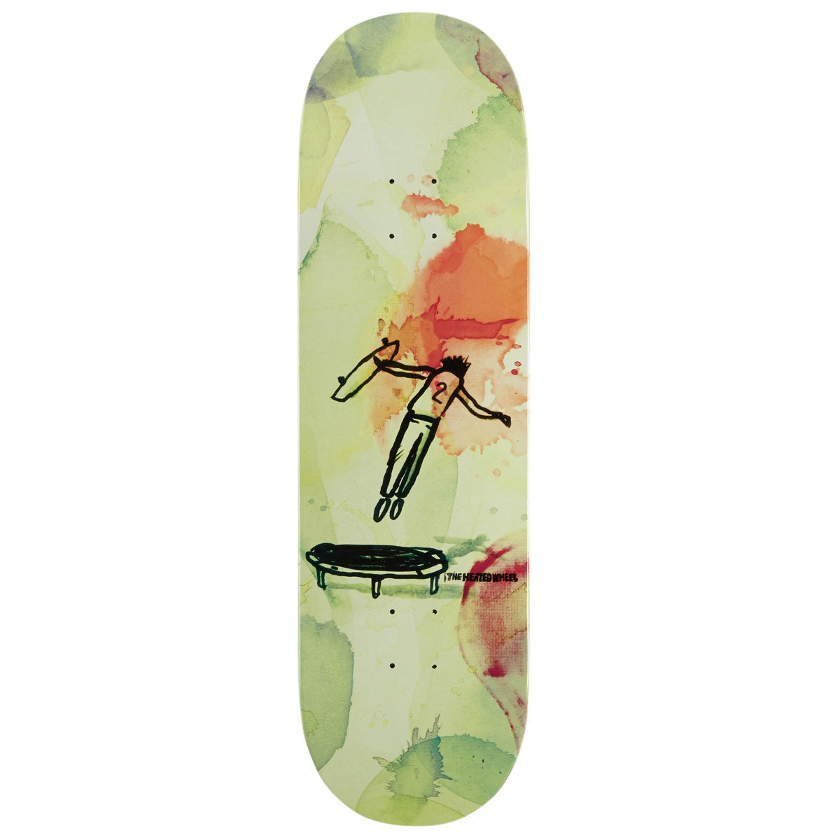 The Heated Wheel Christ Air Skateboard Deck - 9.00