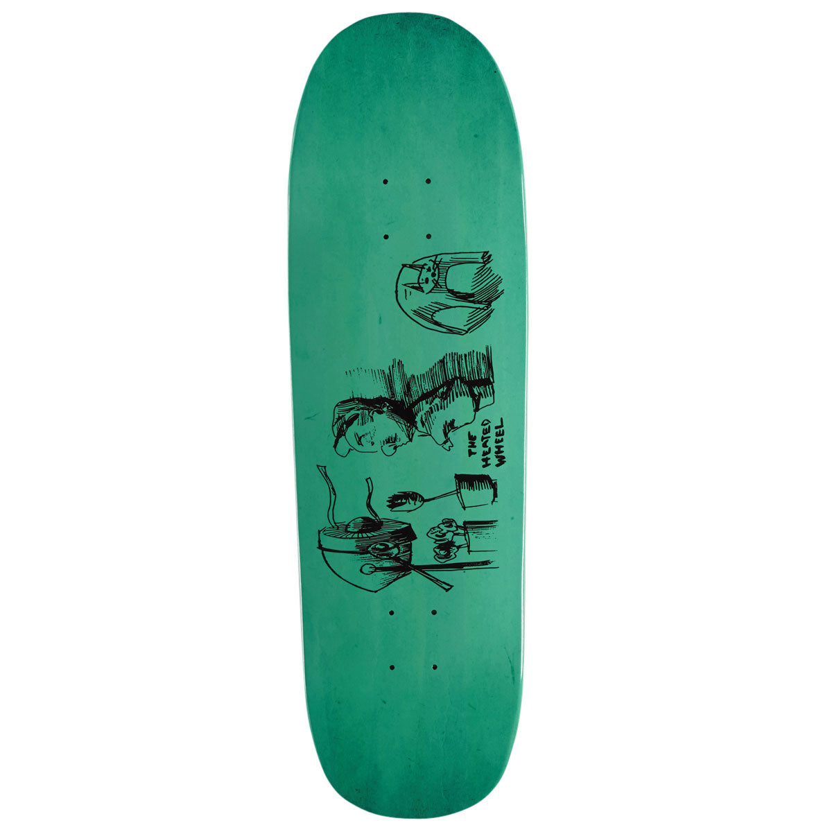 The Heated Wheel Mid July Skateboard Deck - 9.25
