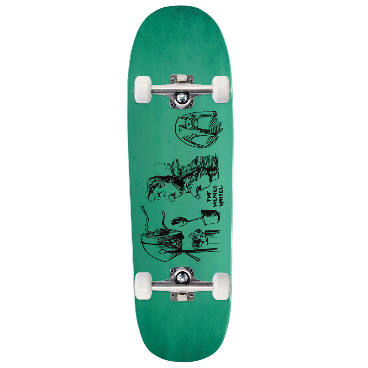 The Heated Wheel Mid July Skateboard Complete - 9.25