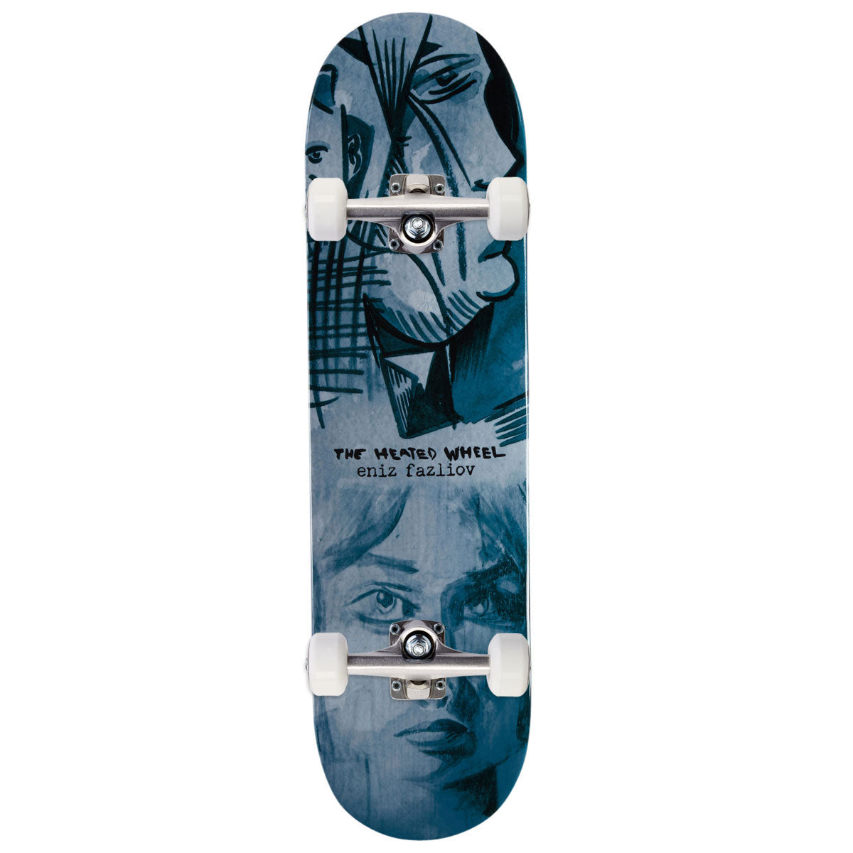The Heated Wheel Eniz Fazliov Skateboard Complete - 8.25