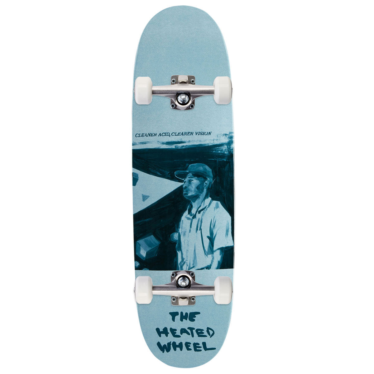 The Heated Wheel Cleaner Acid Egg Skateboard Complete - 8.75