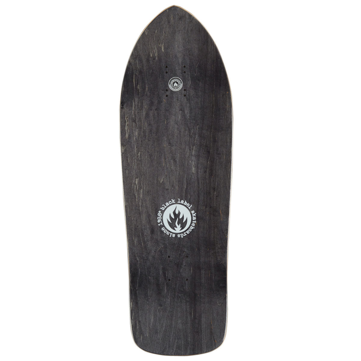 Black Label Nick Peterson Burnside Brew Riky Shape Skateboard Deck - Assorted Stains - 10.25