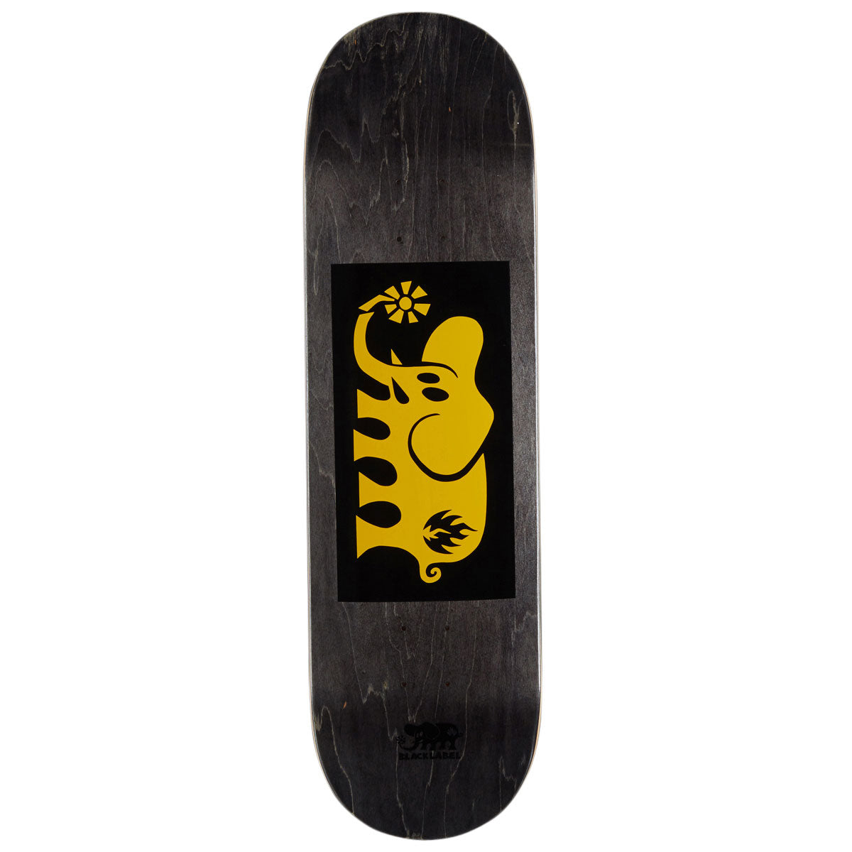 Black Label Elephant Block Skateboard Deck - Yellow - 8.75