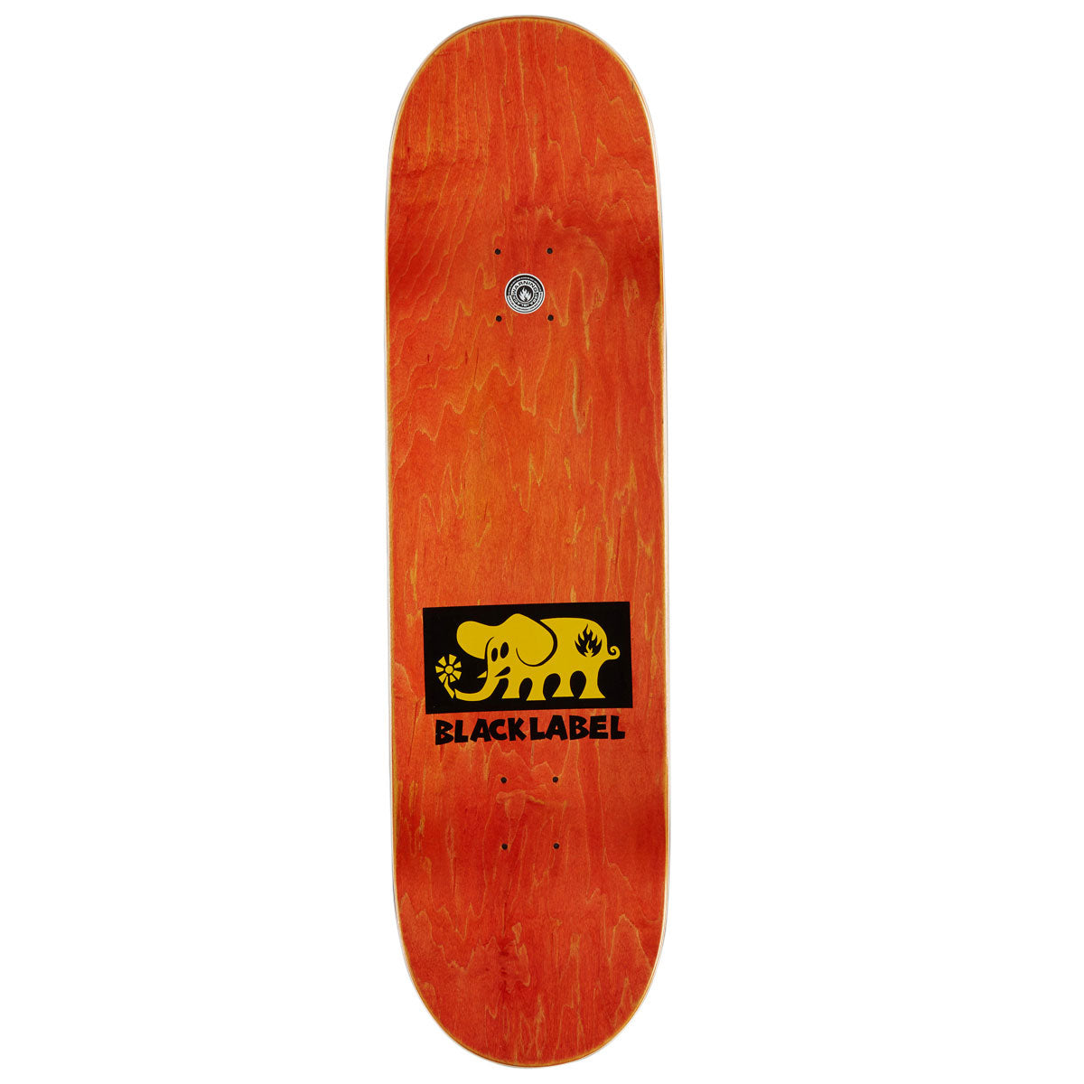 Black Label Elephant Block Skateboard Complete - Yellow - 8.75