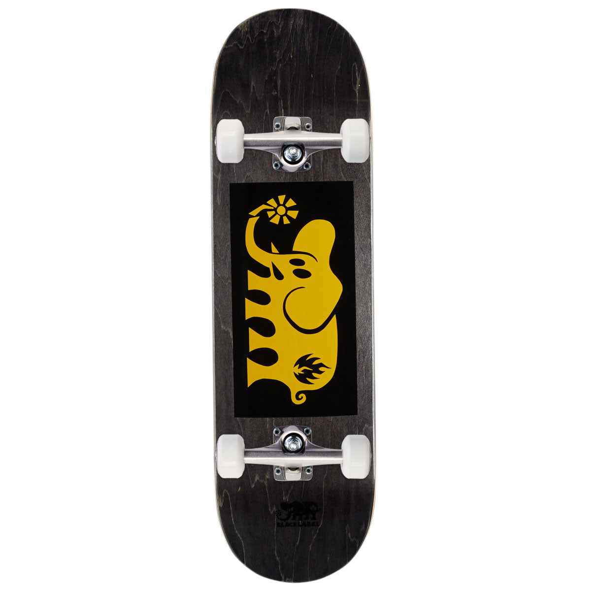 Black Label Elephant Block Skateboard Complete - Yellow - 8.75