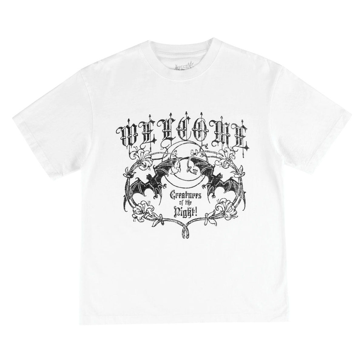 Welcome Night Creature T-Shirt - White image 1
