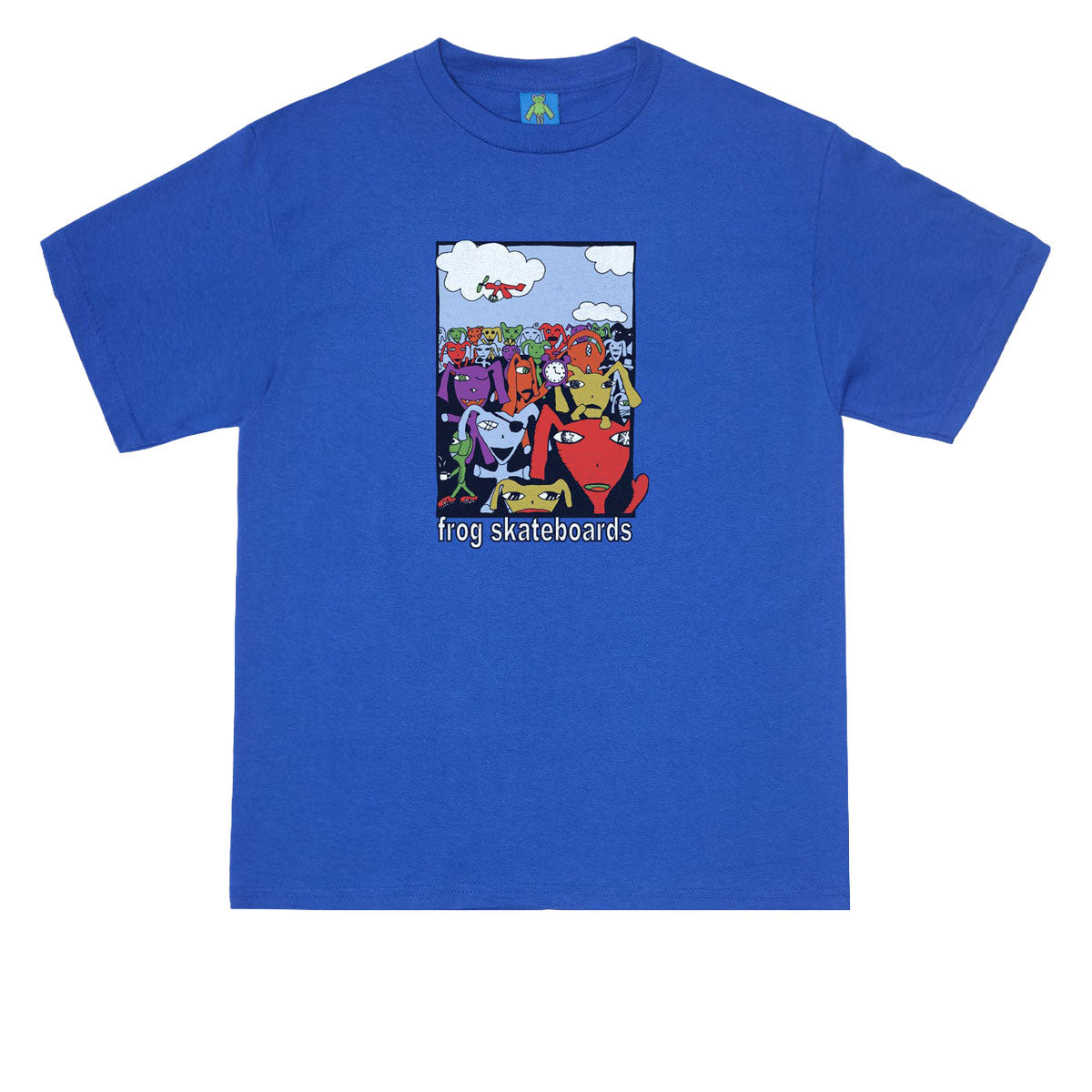 Frog Party Monster T-Shirt - Royal Blue image 1