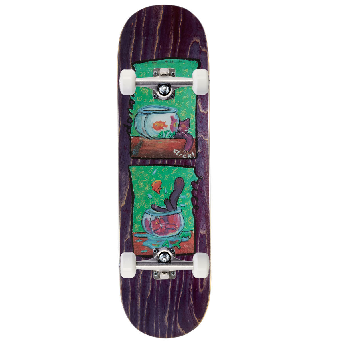 ATM Donovan Rice Fish Bowl Skateboard Complete - 8.75