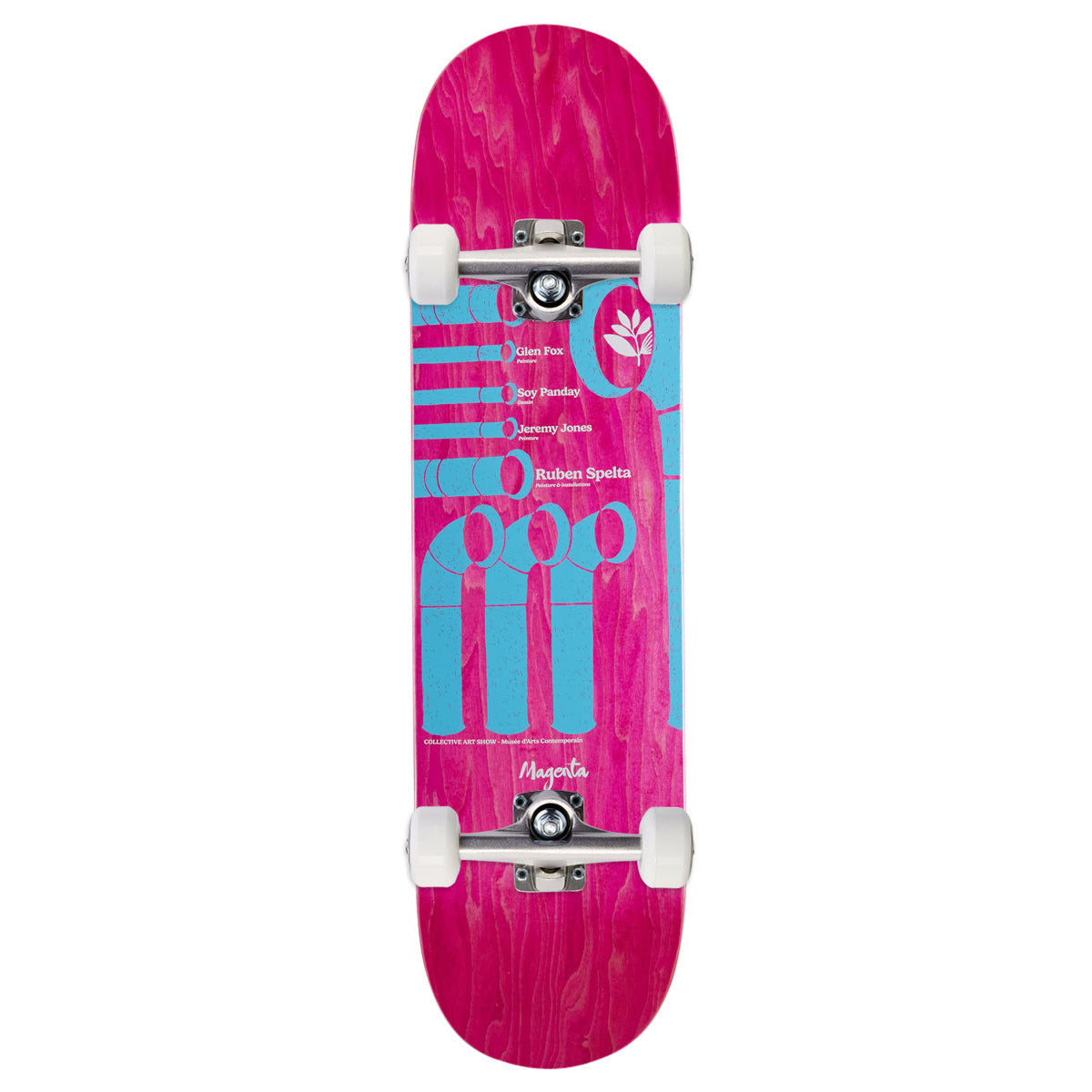 Magenta Collective One Off Series Skateboard Complete - 8.00