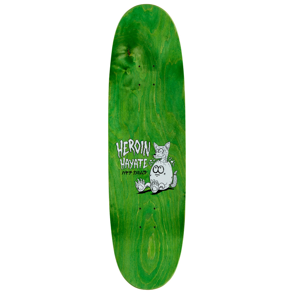 Heroin Hayate Fox Egg Skateboard Deck - 8.75