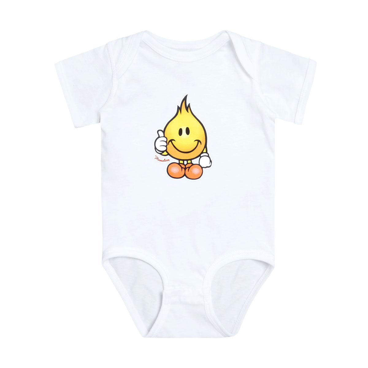 World Industries Classic Flameboy Onesie - White image 1