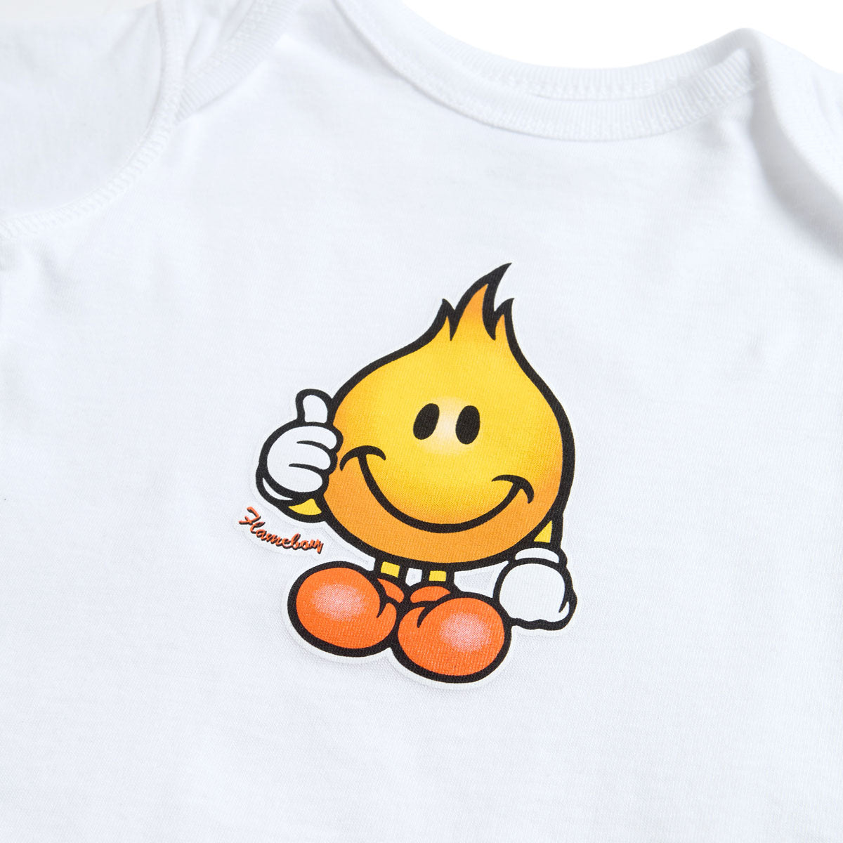 World Industries Classic Flameboy Onesie - White image 3