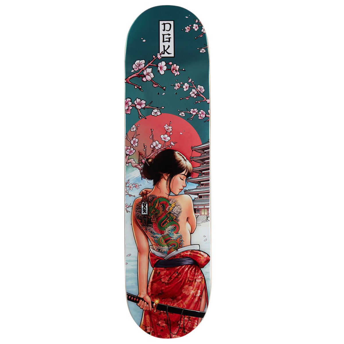 DGK Crimson Lotus Skateboard Deck - Foil - 8.00