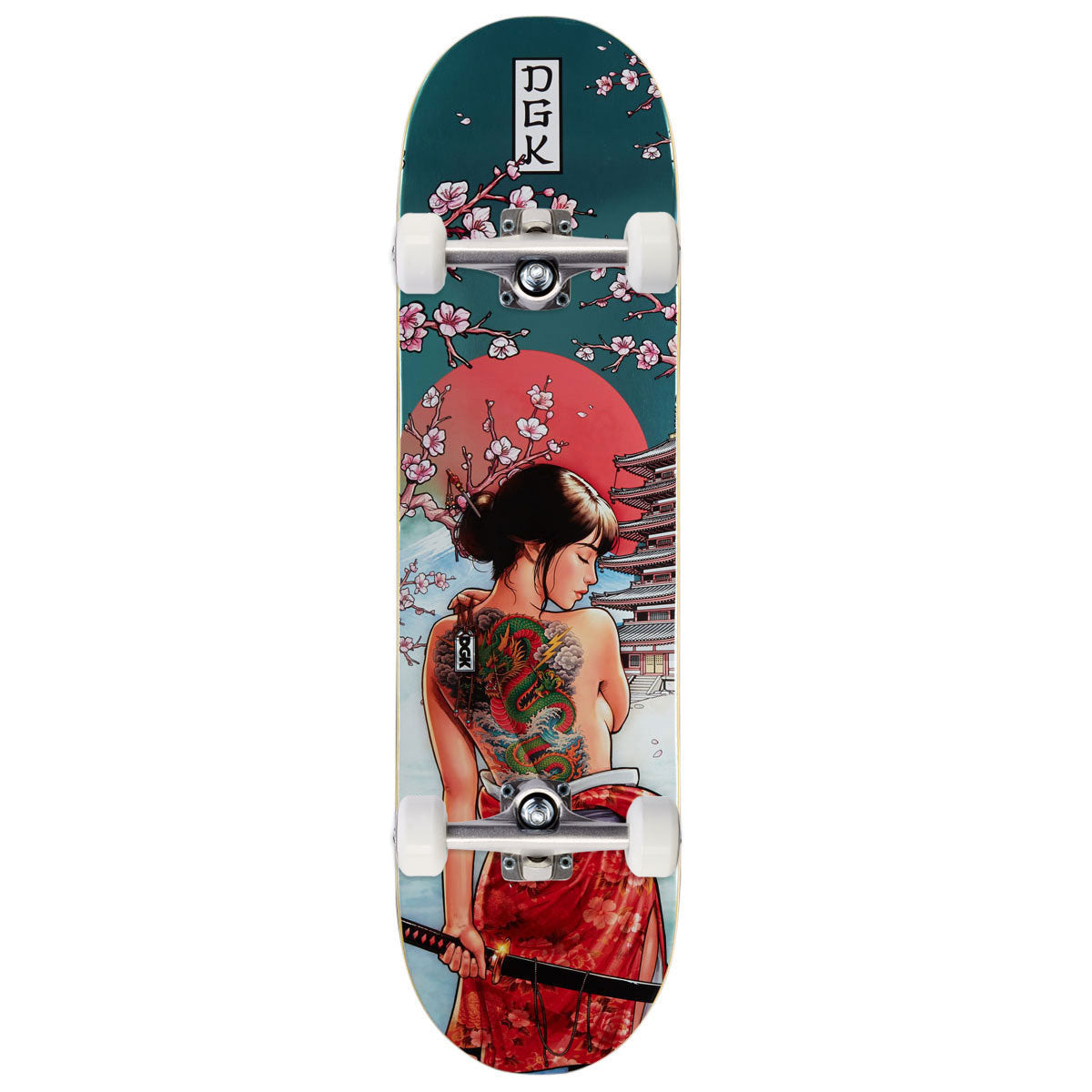 DGK Crimson Lotus Skateboard Complete - Foil - 8.25