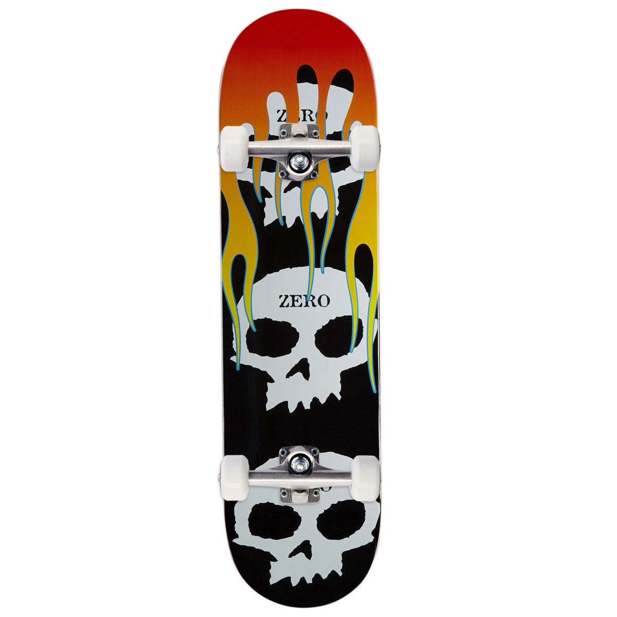 Zero 3 Skull Flames Skateboard Complete - 8.25