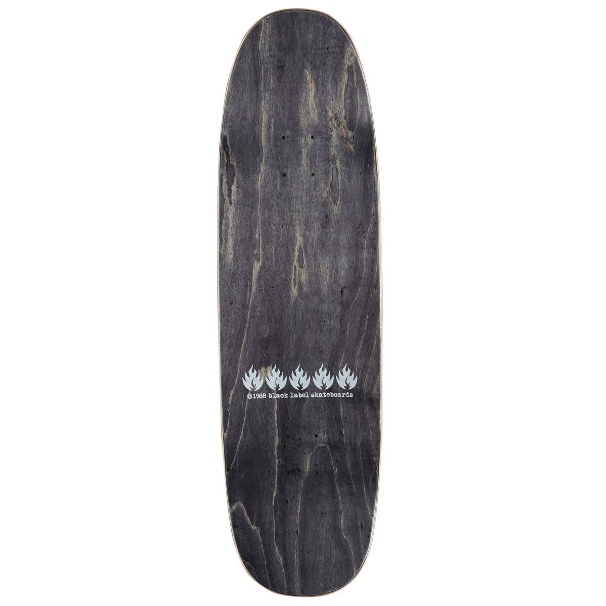 Black Label Oman Hassan Never Stop Black Widow Shape SHOF Edition Skateboard Deck - 9.25