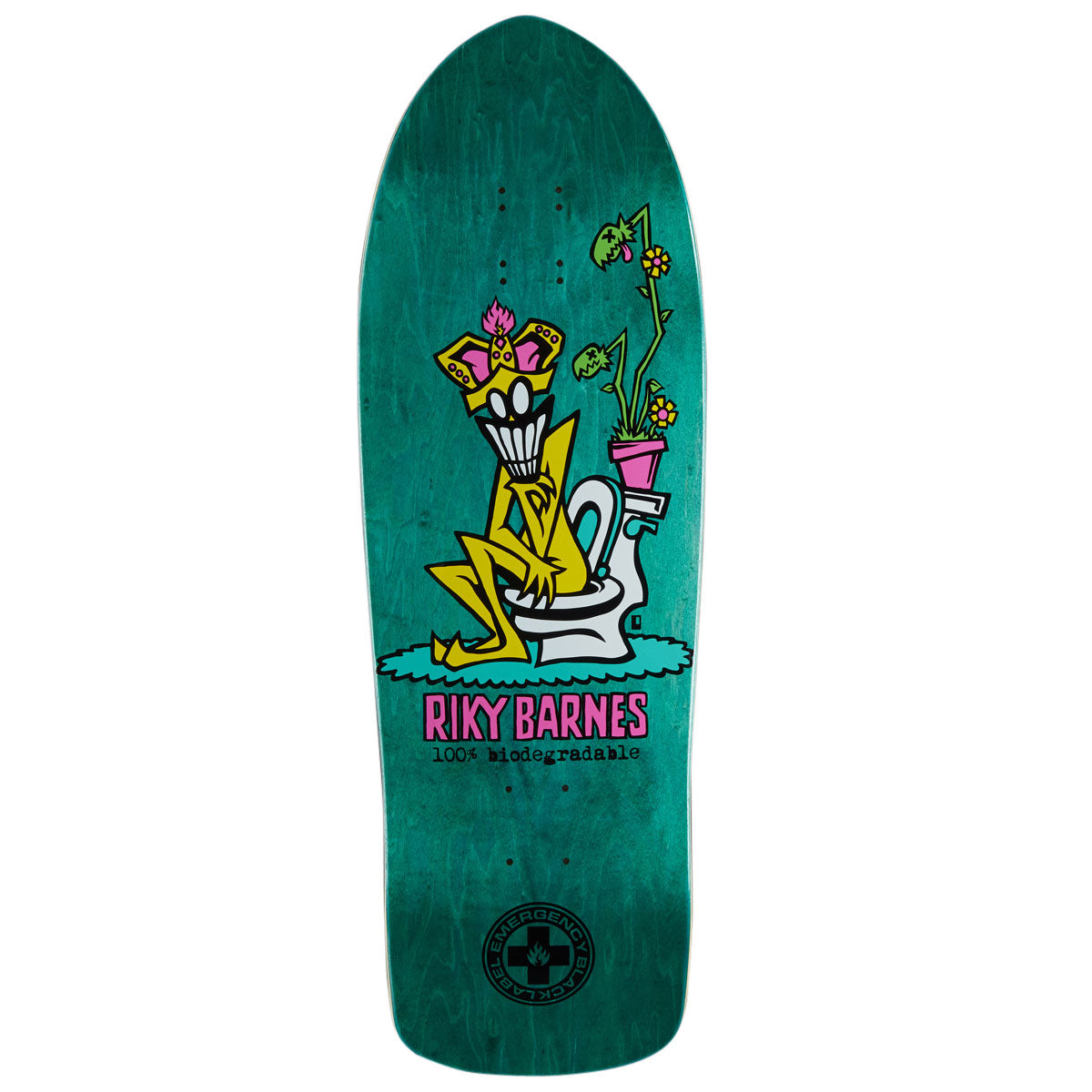 Black Label Riky Barnes 100% Biodegradable Skateboard Deck - 10.25