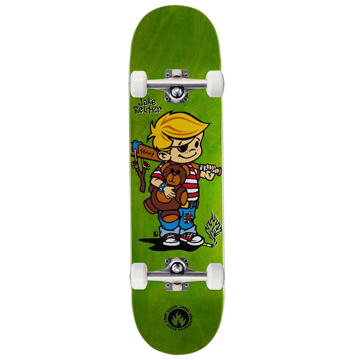 Black Label Jake Reuter Skateboard Complete - 8.25