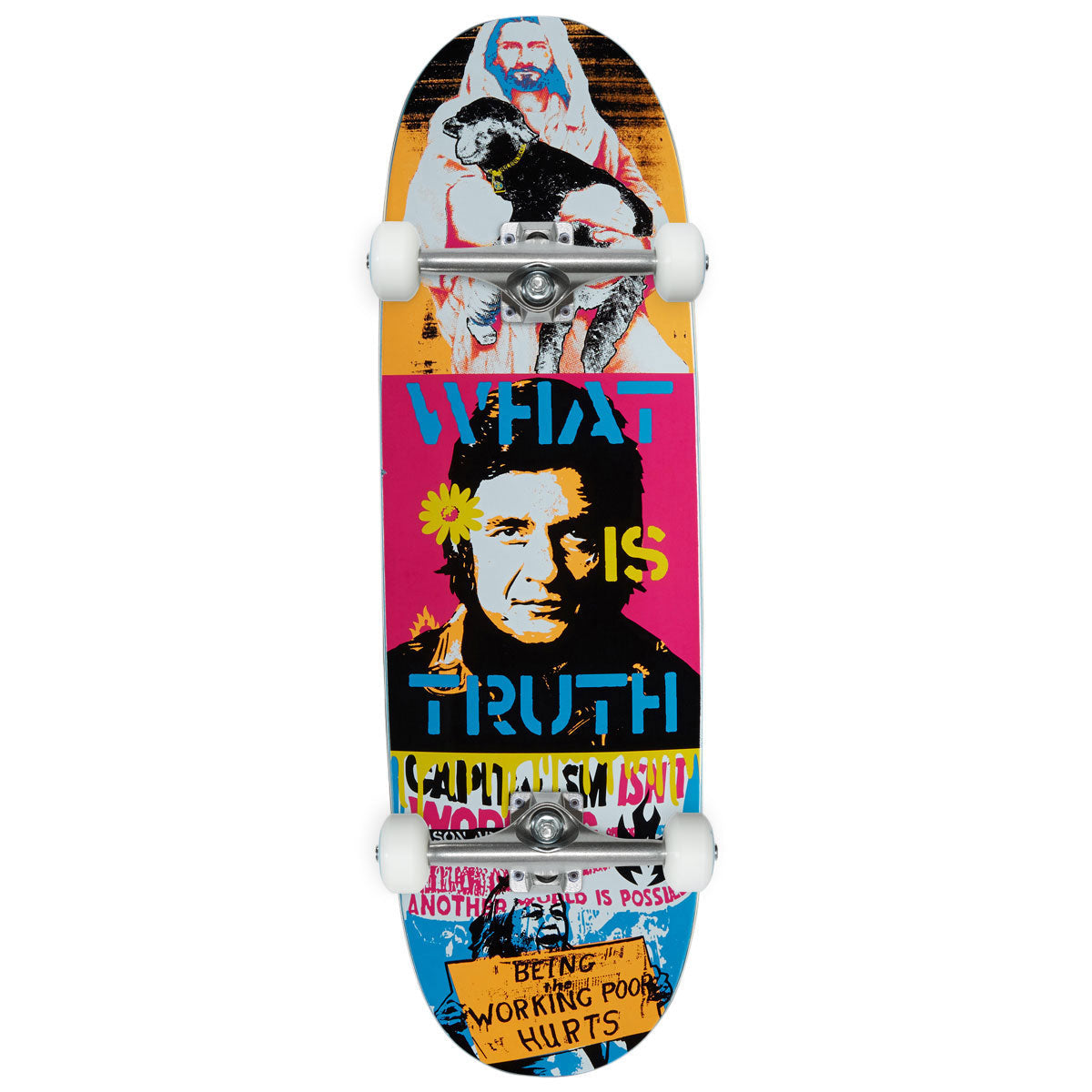 Black Label Jason Adams Truth Custom Egg Shape Skateboard Complete - 9.50