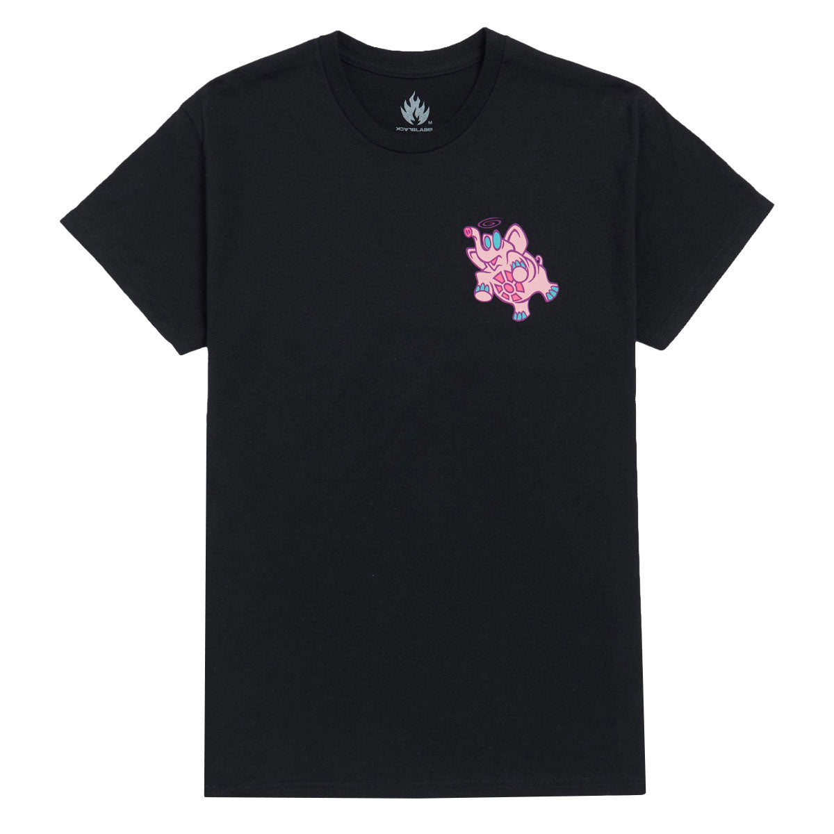 Black Label Pink Elephant T-Shirt - Black image 2