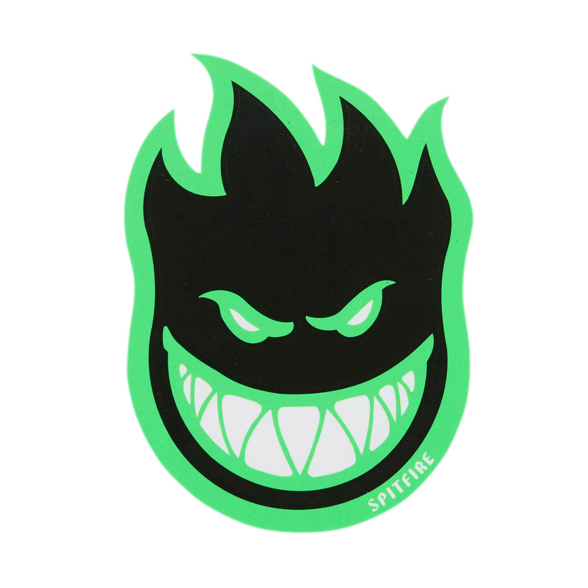 Spitfire Bighead Fill Sticker - Black/Green - MD image 1