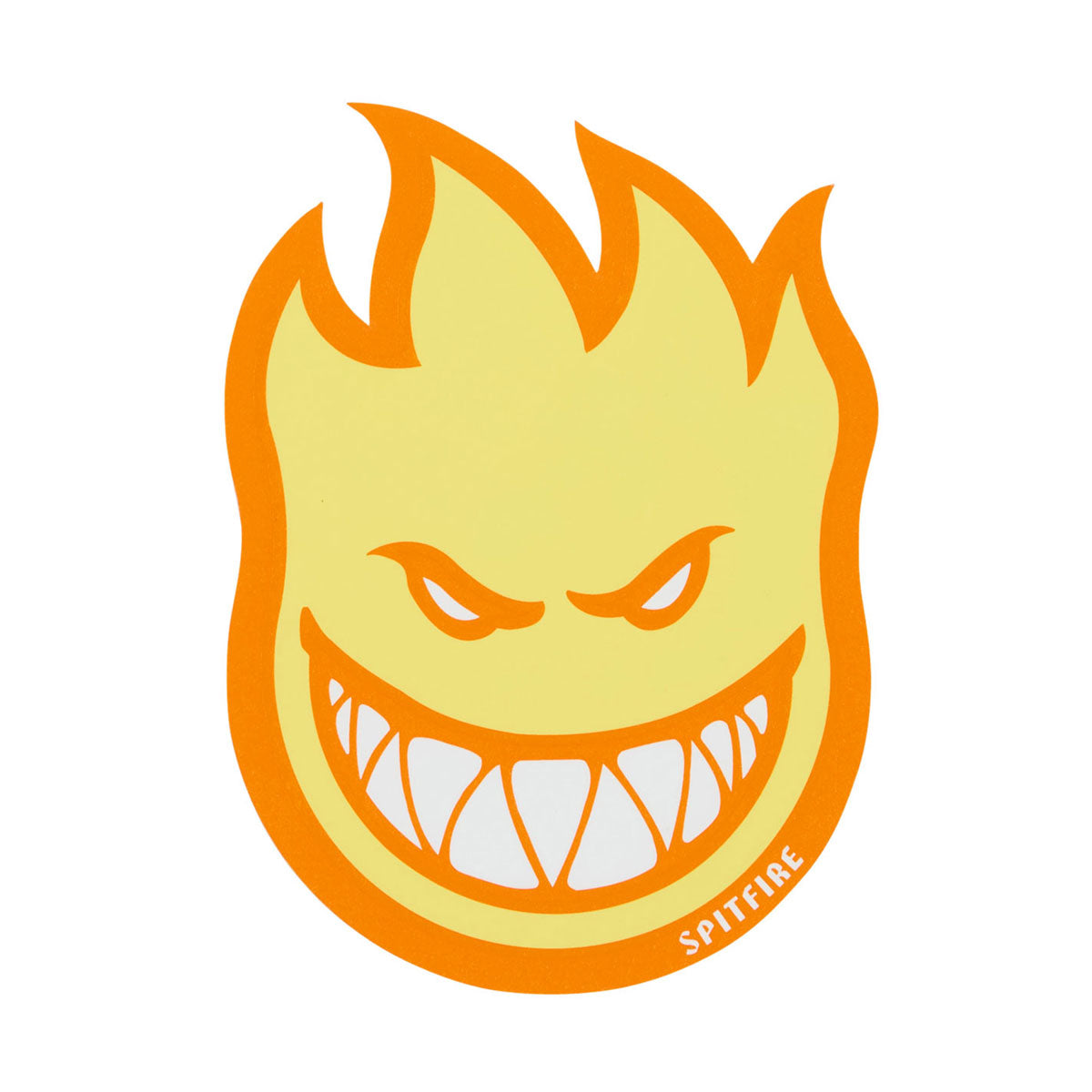 Spitfire Bighead Fill Sticker - Yellow/Orange - MD image 1
