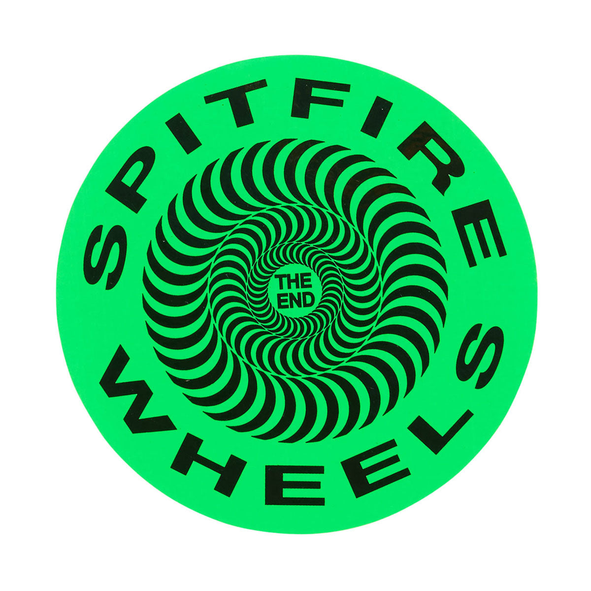 Spitfire Classic Swirl Sticker - Green - MD image 1
