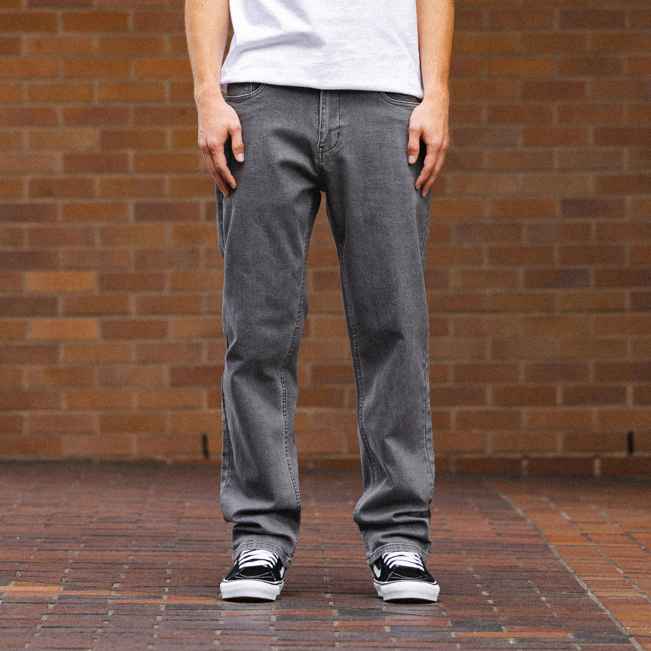 CCS Relaxed Stretch Denim Jeans - 12oz Grey image 2