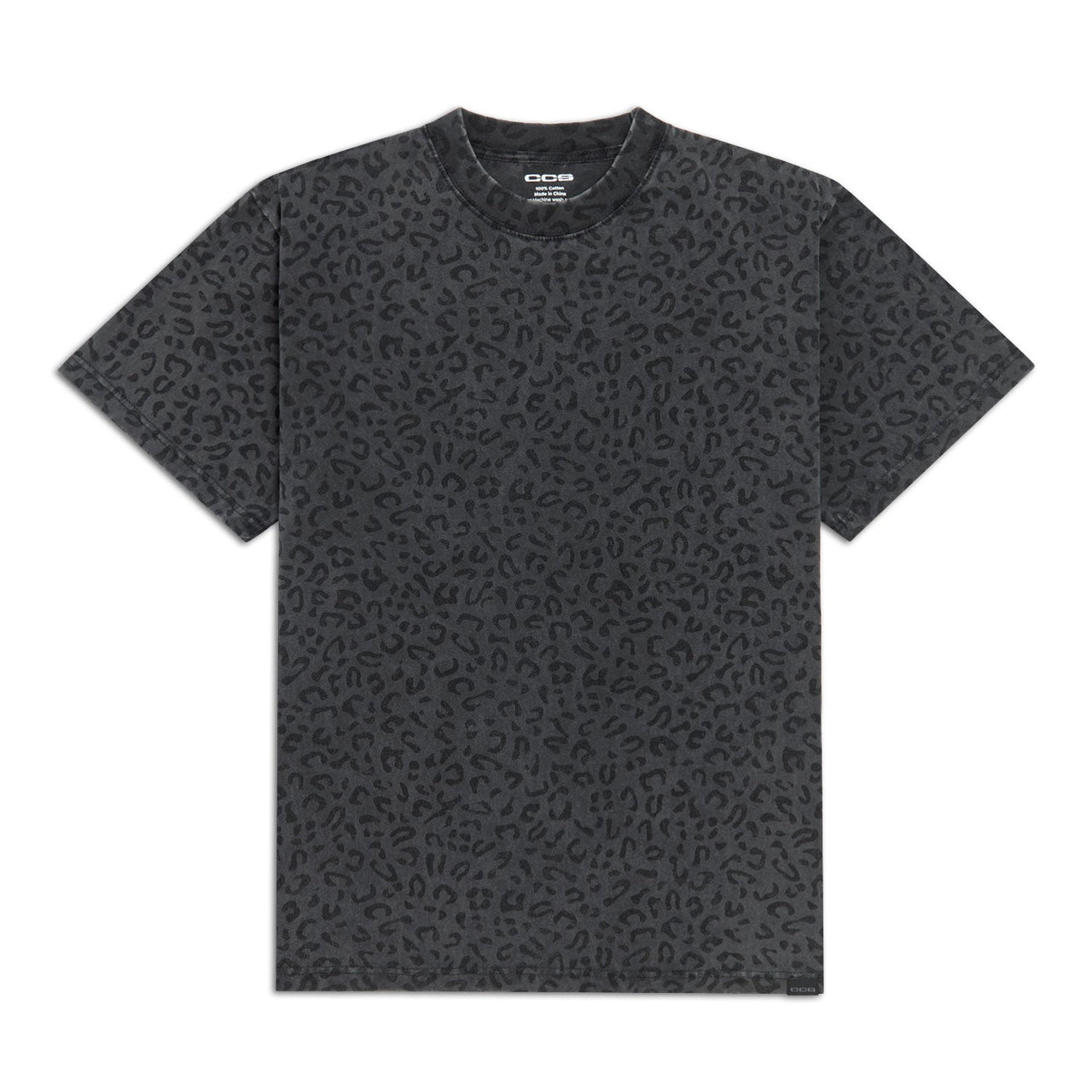 CCS Heavier Leopard T-Shirt - Charcoal image 1