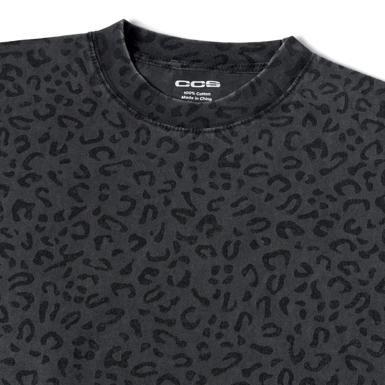 CCS Heavier Leopard T-Shirt - Charcoal image 3