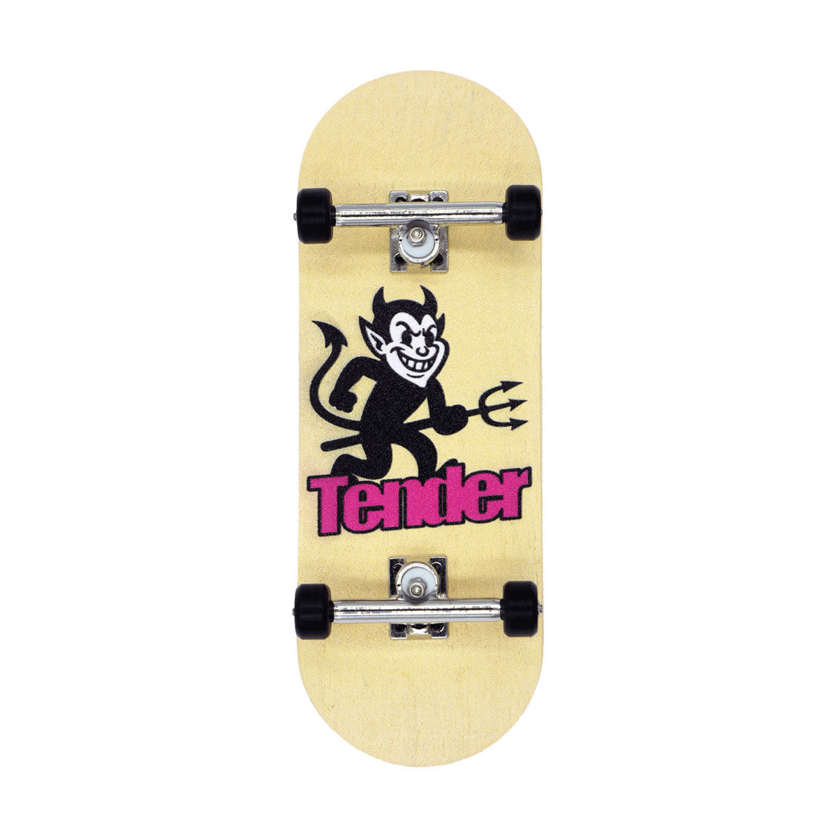 SlushCult Tender Devil Cream Grom Fingerboard Complete - Multi image 1